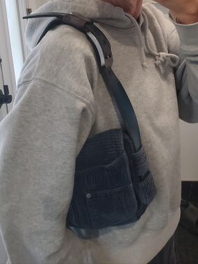 Vintage DIESEL corduroy Shoulder Bag & Leather Belt